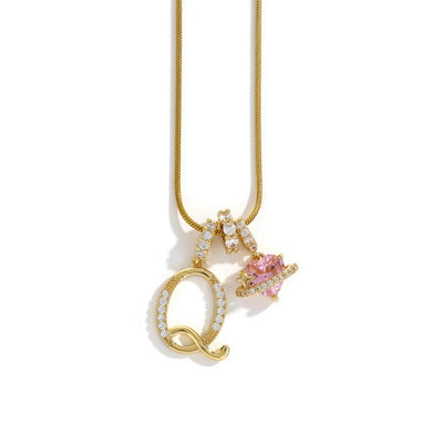 Élégant collier avec pendentif cœur