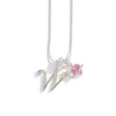 Élégant collier avec pendentif cœur