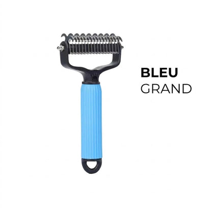 Brosse double face pour animaux pour le soin du pelage