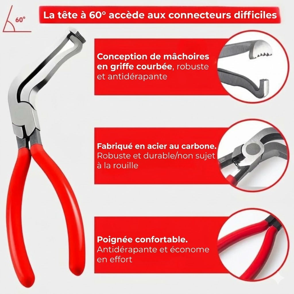Kit de pinces de déconnexion pour voiture - Outil multifonction