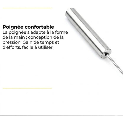 Goupillon en silicone rotatif - Nettoyage à 360 degrés - Pour biberons, verres et gourdes - Hygiénique