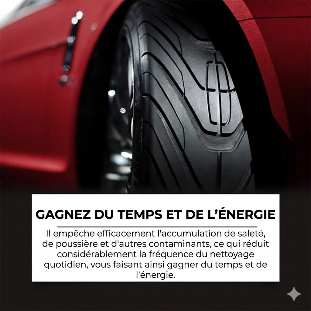Crème d'entretien pour pneus de voiture