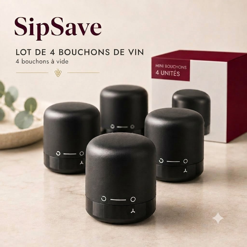 SipSave – Bouchons pour vin et champagne