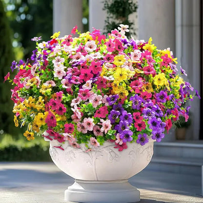 Fleur artificielle résistante aux UV - 4 pièces