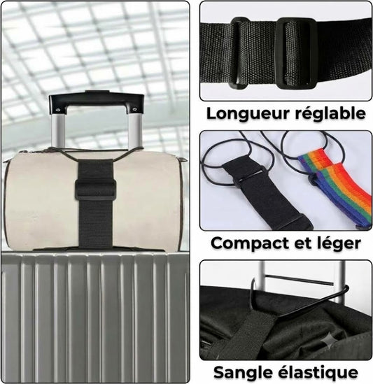 Lot de 2 sangles de bagage multifonctions