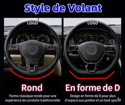 Couvre-volant personnalisé – Style sur mesure et prise en main optimale pour votre voiture