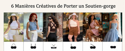 Soutien-gorge sans bretelles effet push-up