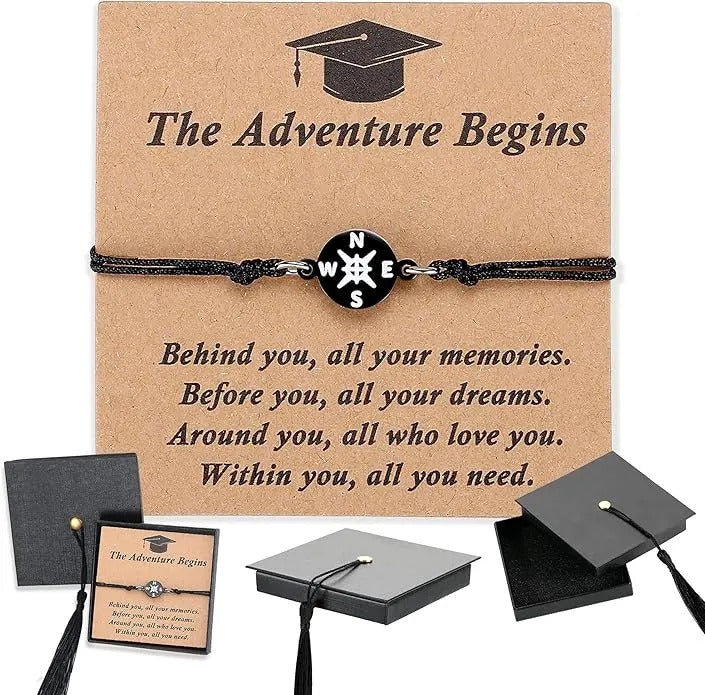 Cadeau de remise de diplôme significatif – Bracelet ajustable avec un beau message