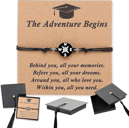 Cadeau de remise de diplôme significatif – Bracelet ajustable avec un beau message