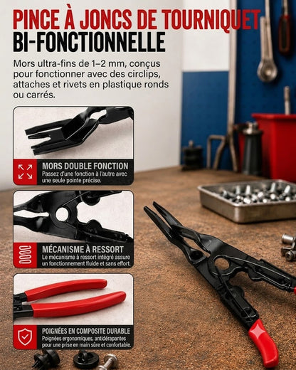 Coffret de 5 pinces pour déconnexion connecteurs électriques ProReach – Outil spécialisé pour l'automobile et l'électricité