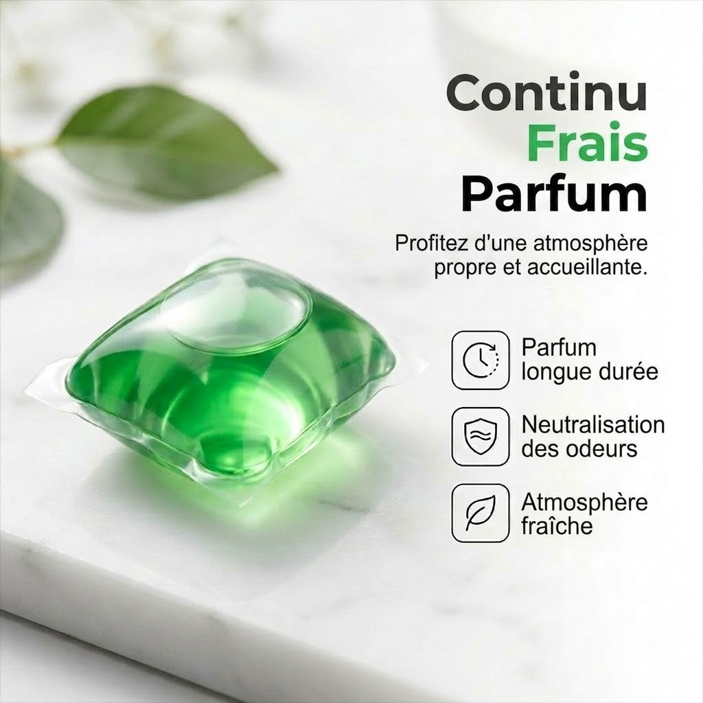 Pastilles nettoyantes et désodorisantes pour canalisations