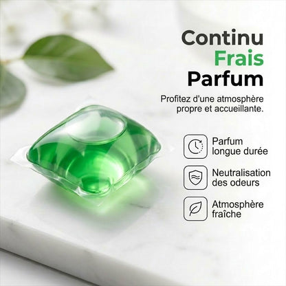 Pastilles nettoyantes et désodorisantes pour canalisations