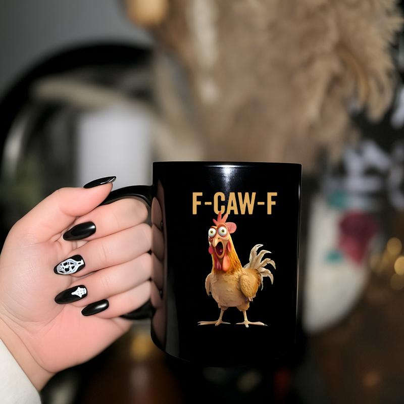 Tasse de Poule Drôle F-Caw-F