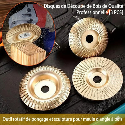 ⚙️ Disques de meulage pour le travail du bois – Coupe rapide, tranchants et durables, adaptés aux meuleuses d'angle