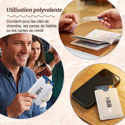 Étuis de carte de crédit anti-RFID / Pochettes de protection anti-piratage