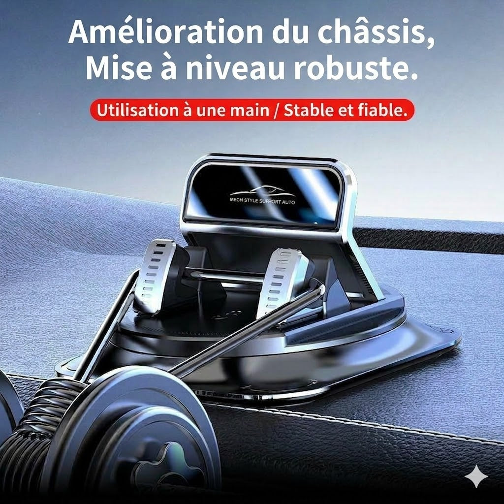Support de navigation auto rotatif à 360°