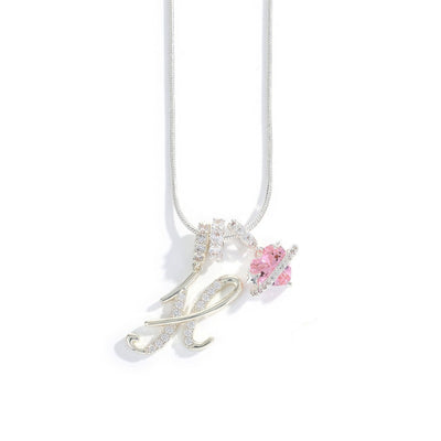 Élégant collier avec pendentif cœur