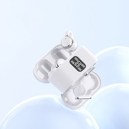 Écouteurs Bluetooth sans fil 2-en-1 avec crochets d'oreilles et embouts – 30 heures d'autonomie
