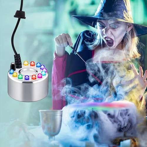 Brumisateur à ultrasons 12 LED – Crée une brume fraîche et une lumière colorée