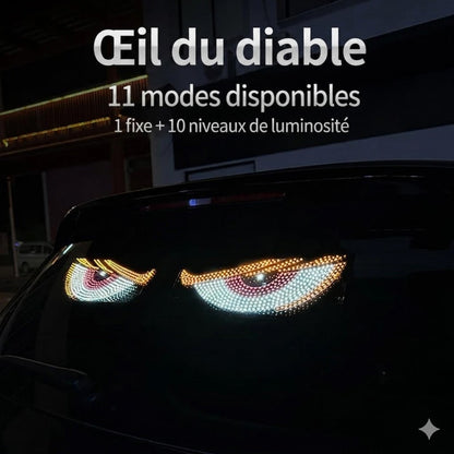 Yeux de Démon LED pour Pare-brise de Voiture
