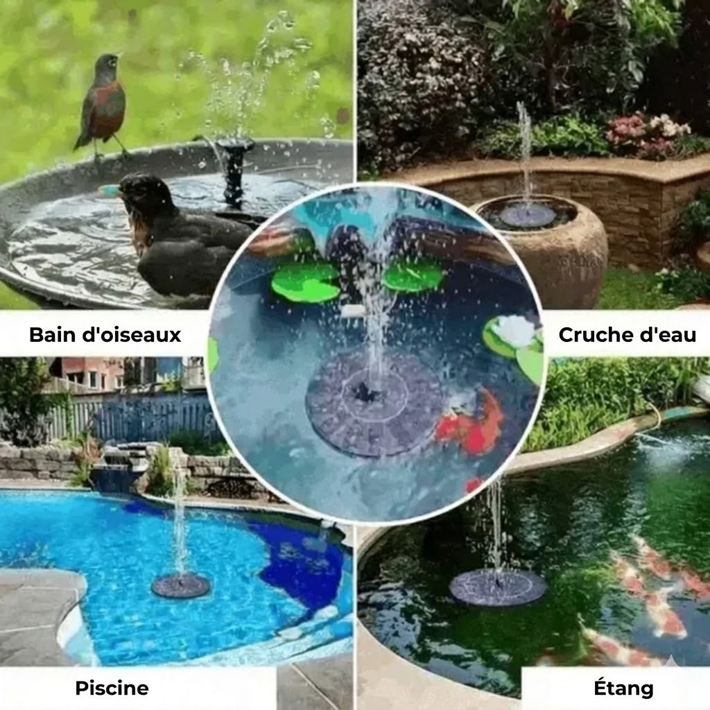 Fontaine automatique à énergie solaire