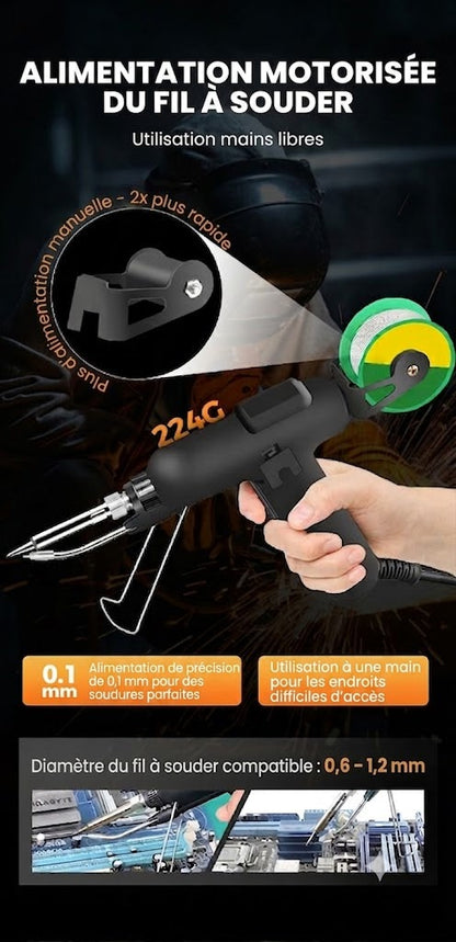 ⚒️ Kit fer à souder 80W efficace – 12 pièces