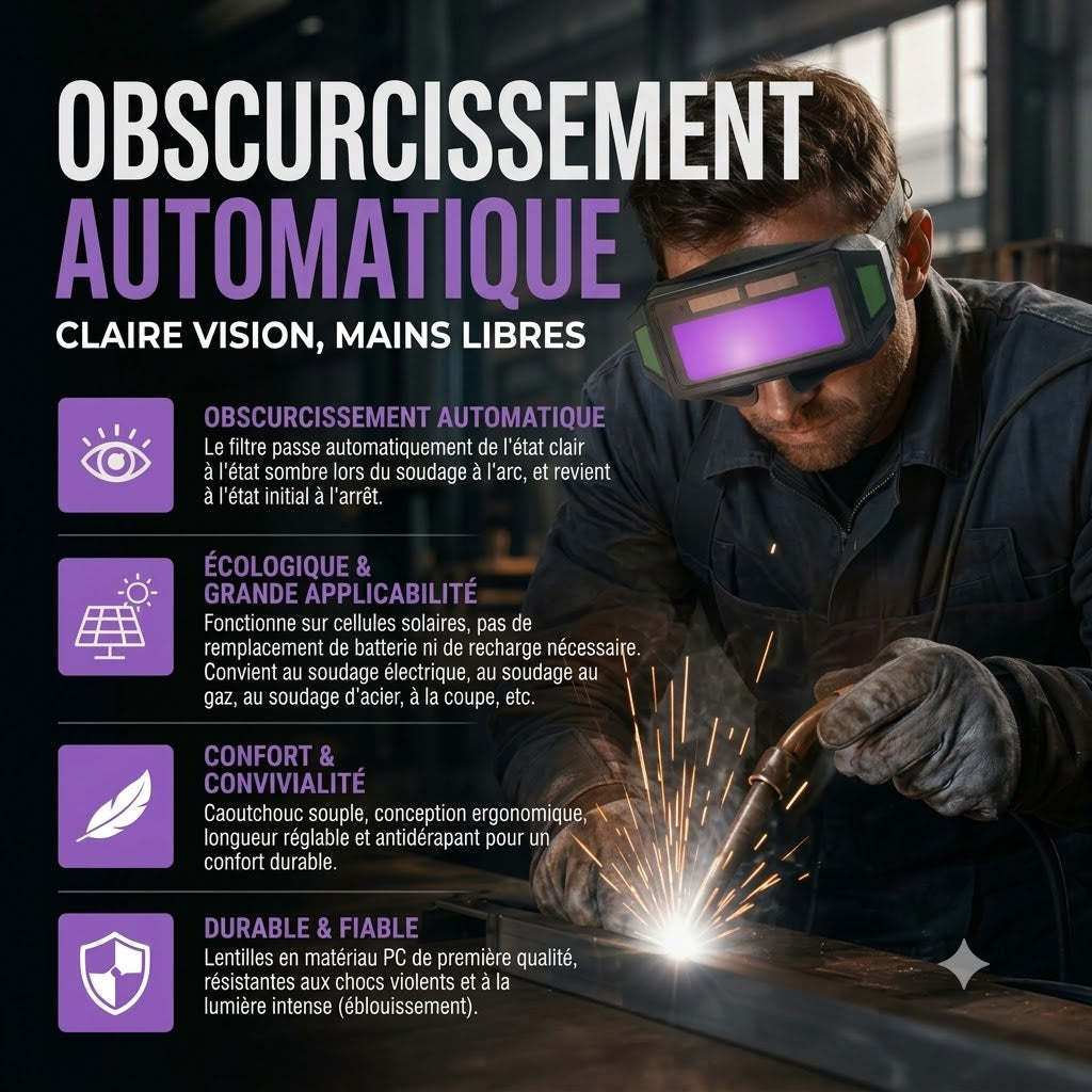 Lunettes de sécurité ignifuges pour soudure – Nouveau modèle 2026