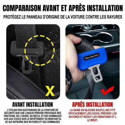 Coussinet de ceinture de sécurité avec logo de voiture / Protège-épaule pour ceinture