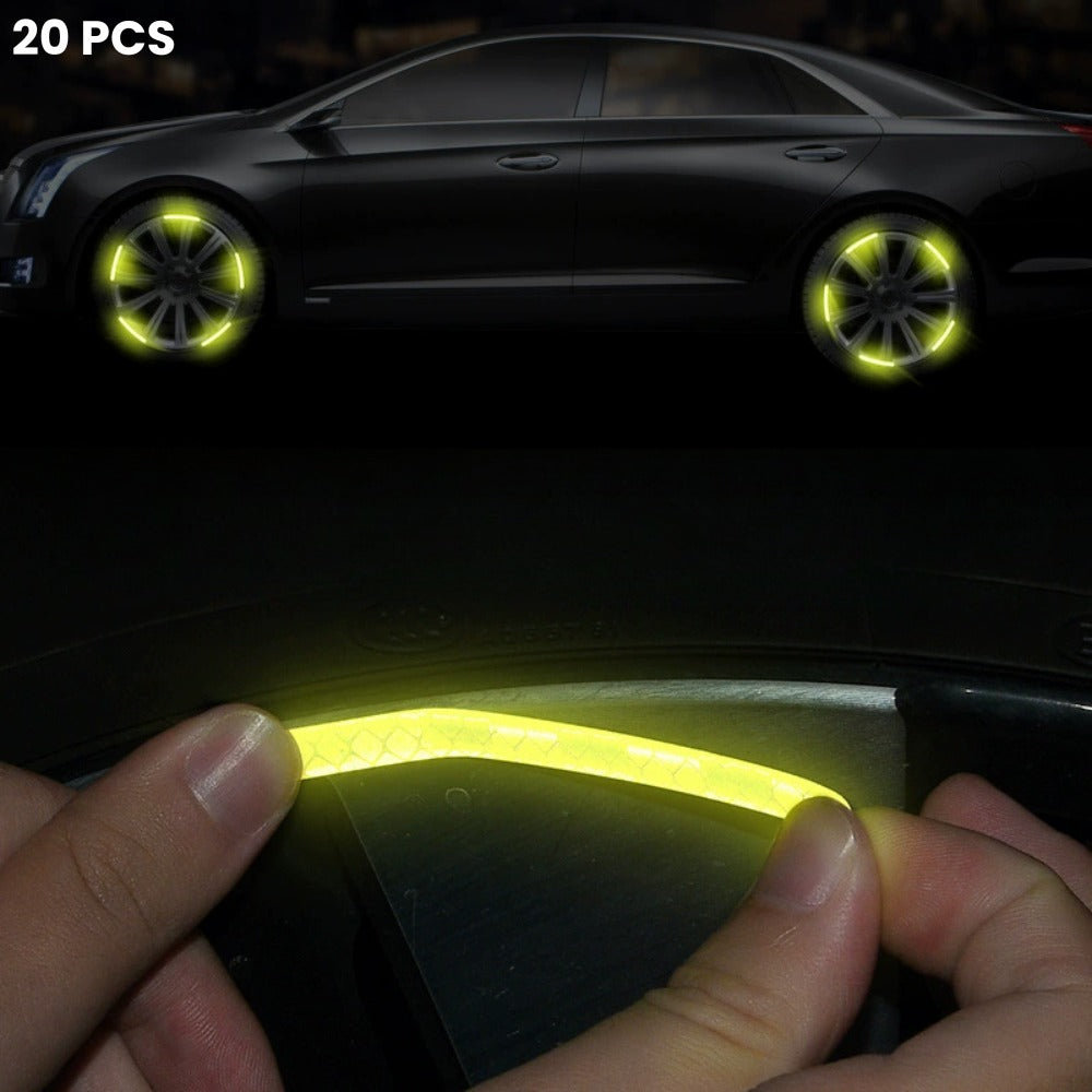 Autocollants réfléchissants pour jantes – sécurité et style en un