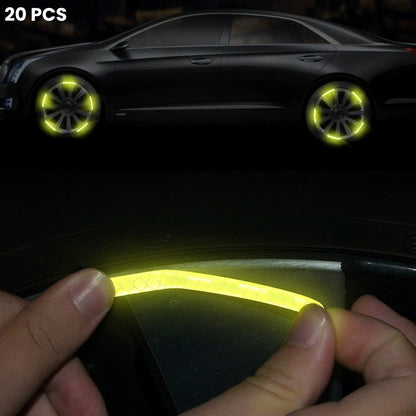 Autocollants réfléchissants pour jantes – sécurité et style en un