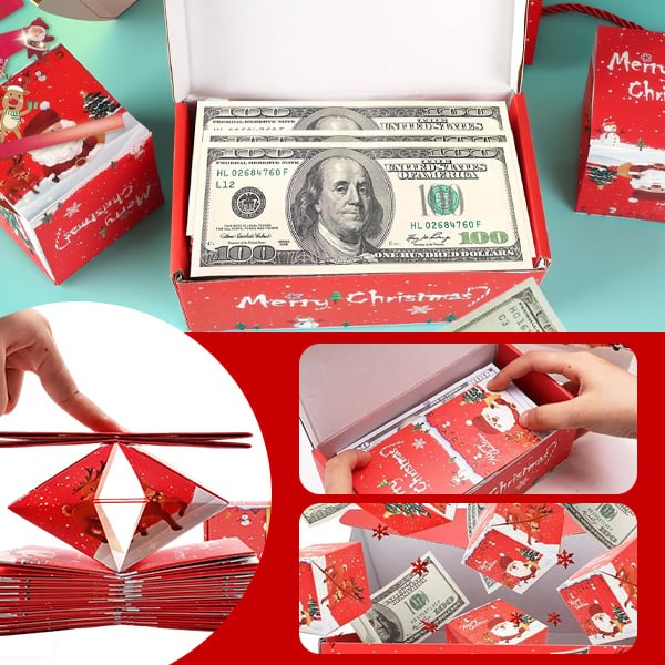 Boîte explosion de Noël