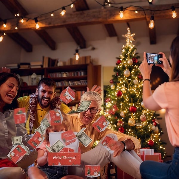 Boîte explosion de Noël