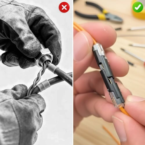 Connecteurs de fils doubles (avec grip renforcé)