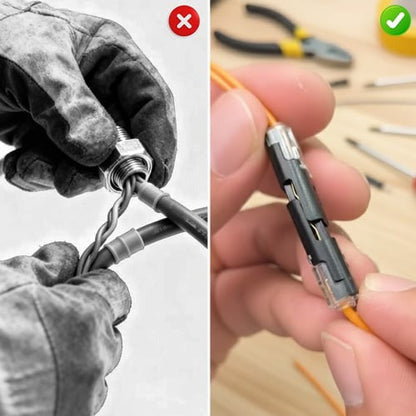 Connecteurs de fils doubles (avec grip renforcé)