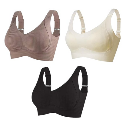 Soutien-gorge push-up sans armatures – Lot de 3 pièces