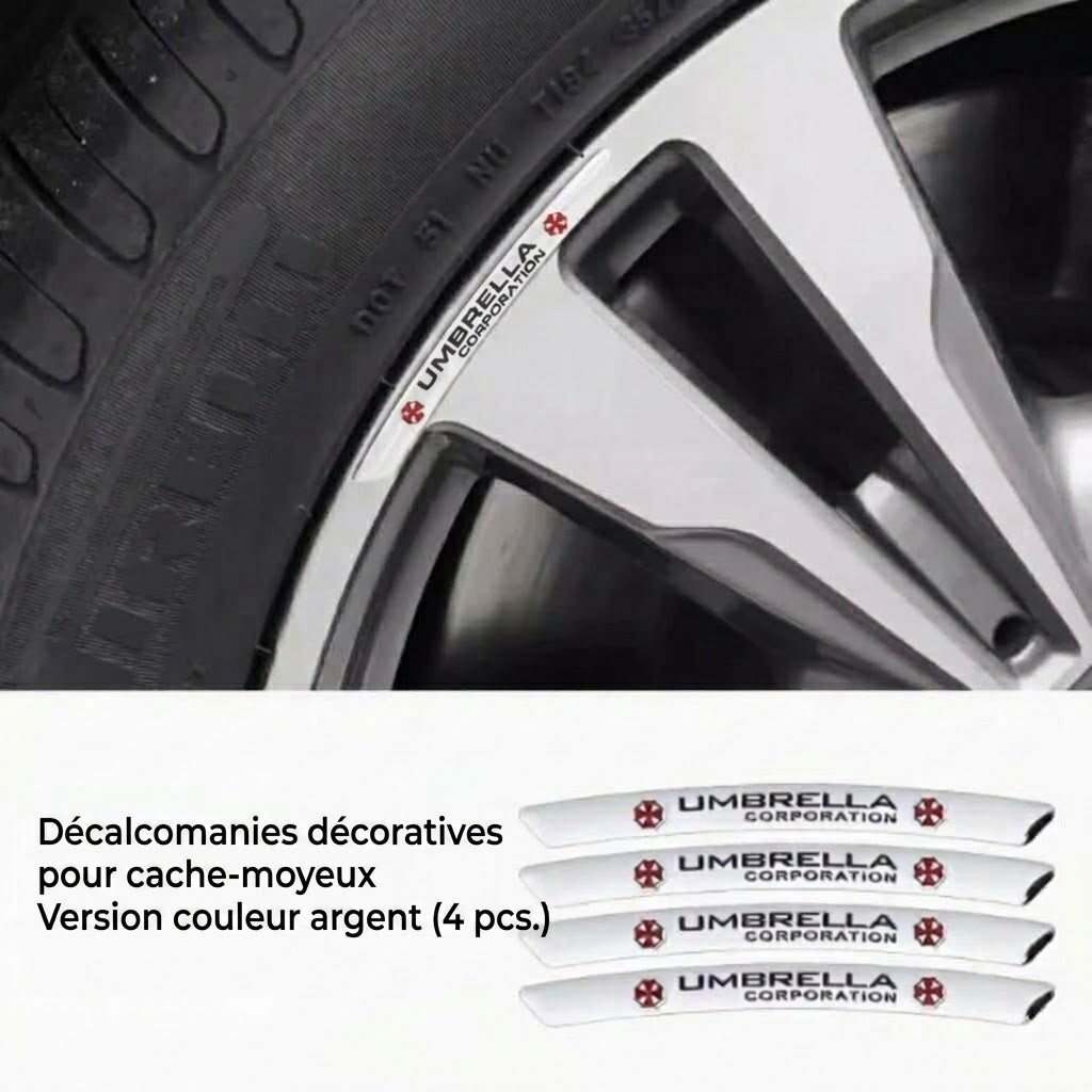 Autocollants 3D en métal pour pneus / jantes de voiture