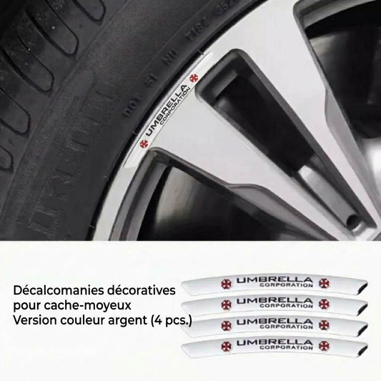 Autocollants 3D en métal pour pneus / jantes de voiture
