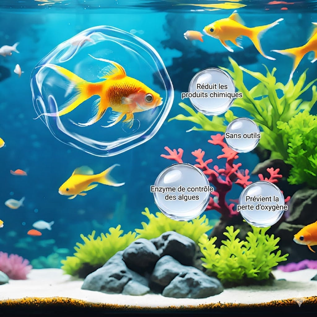 Clarificateur d'eau puissant pour aquarium - 100ml - Contre l'eau trouble