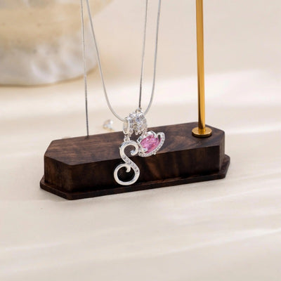 Élégant collier avec pendentif cœur