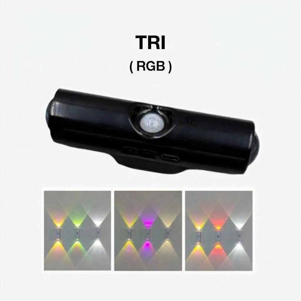 Lampe intelligente magnétique avec éclairage RGB – Lampe rechargeable à détecteur de mouvement pour placard, escalier et éclairage d'ambiance