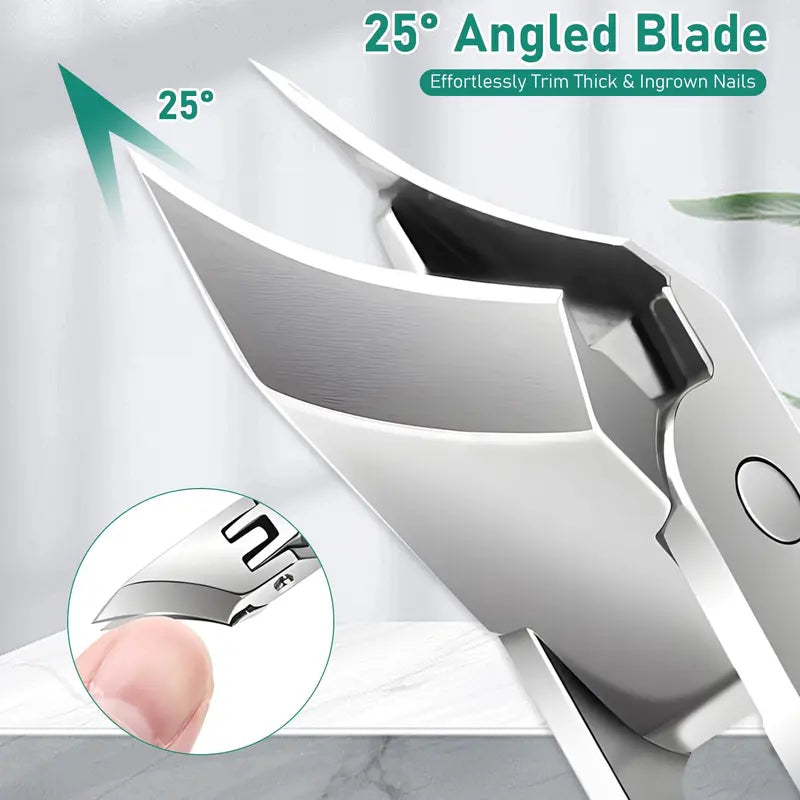 Pince à ongles professionnelle pour ongles incarnés et épais – Design en bec d'aigle