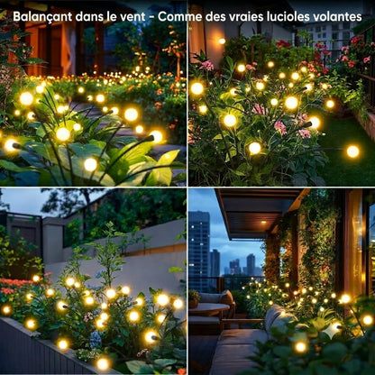 Lampes de jardin solaires lucioles