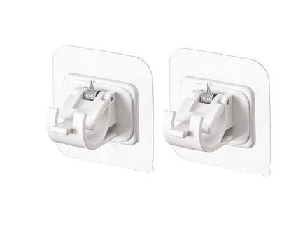 Supports de tringle à rideaux réglables sans clous (Lot de 2)