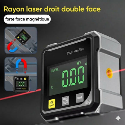 Goniomètre laser magnétique numérique