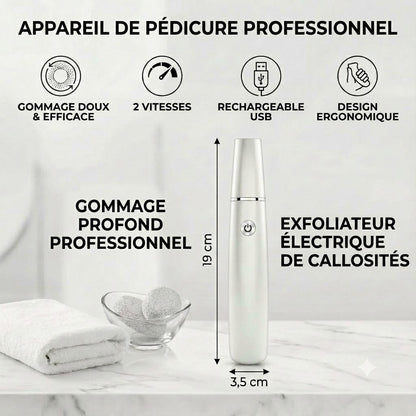 Râpe électrique pour les pieds