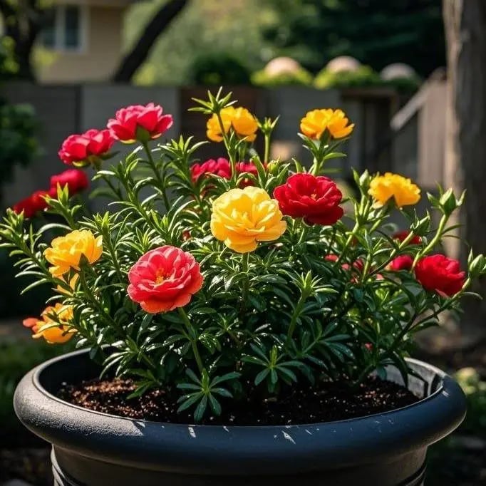 🌸 Mélange de 1000 Graines de Pourpier – 🌿 Roses du Soleil