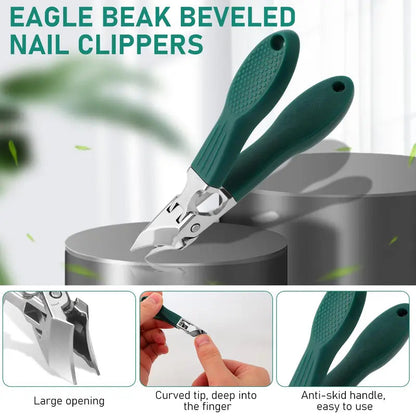 Pince à ongles professionnelle pour ongles incarnés et épais – Design en bec d'aigle