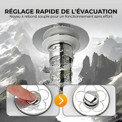 Bouchon de lavabo pop-up universel