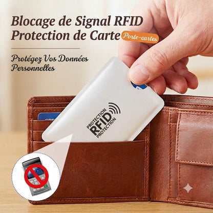 Étuis de carte de crédit anti-RFID / Pochettes de protection anti-piratage