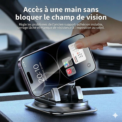 Support de navigation auto rotatif à 360°